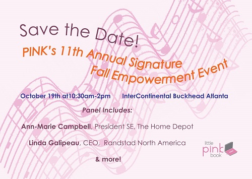 Save the Date for PINK 2015 Empowerment Event